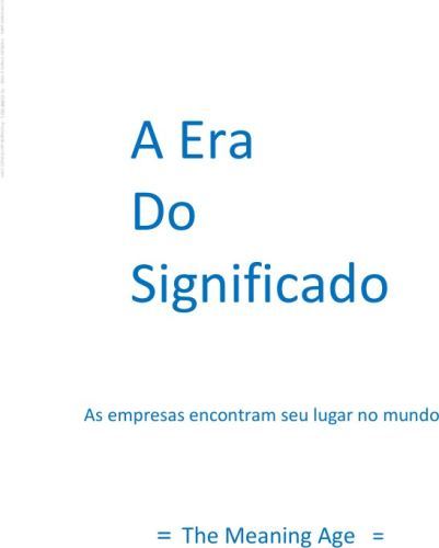 A Era do Significado